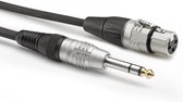 Sommer Cable HBP-XF6S-0060 Câble XLR-Jack 600mm (Noir) - Câble Audio