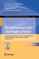 Communications in Computer and Information Science 1957 - HCI International 2023 – Late Breaking Posters