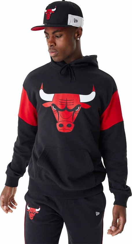 New Era Nba Color Insert Os Chicago Bulls Hoodie 60424414 - Kleur Zwart