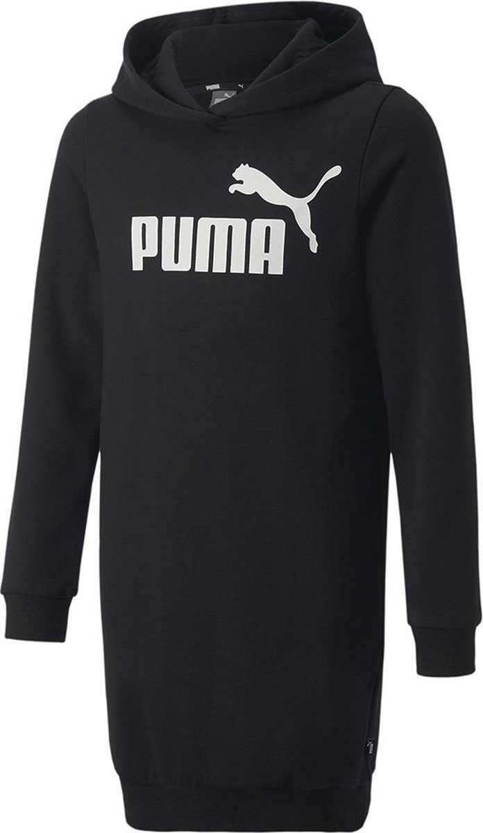 Puma Essentials Logo Fl Sweatshirt 3-4 Years Meisje Zwart