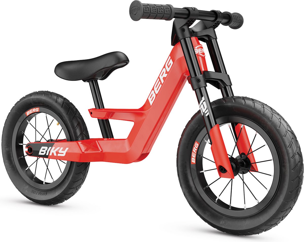 BERG Biky City Loopfiets - Rood - Lichtgewicht frame van magnesium - 2 tot 5 jaar