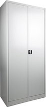 ABC Kantoormeubelen industriële locker werkplaatskast of garderobekast 195x92x50cm aluminium