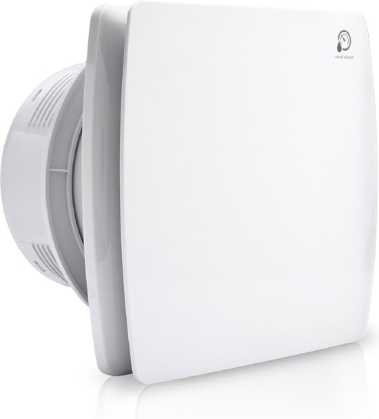 Badkamer ventilator Toilet ventilator - Ø 100mm - met timer Vochtigheidssensor terugstroomschot
