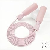 June Spring - Springtouw - Kleur Roze - Geschikt voor binnen en buiten - Zweetbestendige handvatten - Flexibele lengte 2.8 M - Unisex