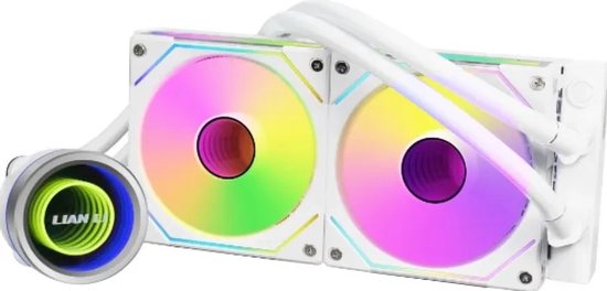 Lian Li Galahad II Trinity White - Vloeistofkoelsysteem processor - Afmeting radiator: 240 mm