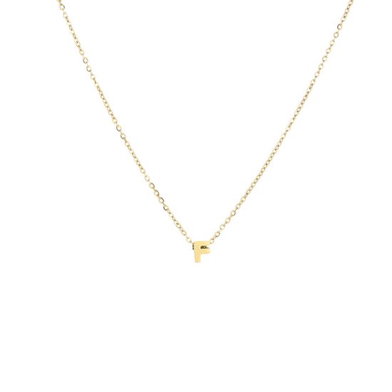 Letter-Ketting-F-Goud
