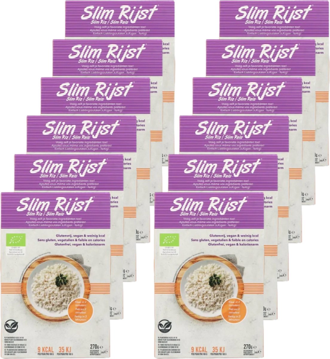 Slim | Rijst | 12 Stuks | 12 x 270g