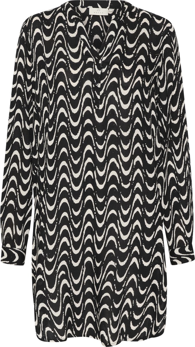 Kaffe KAmira Plain Weave Tunic Printed Dames Tuniek - Maat 36