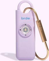 Birdie - Lavande - Alarme de sécurité personnelle - Sécurité pour les femmes - Outil d'auto-défense - Système d'alarme sonore - Alarme 130 dB - Alarme de sécurité portable - Porte-clés d'auto-défense