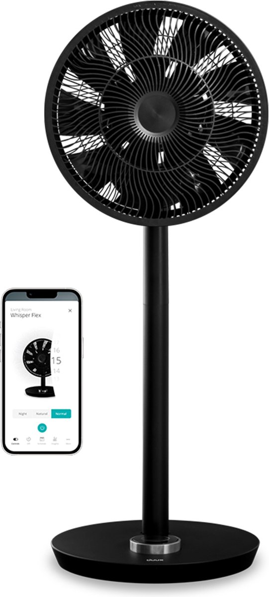 Duux Whisper Flex Smart Zwart (zonder accu)