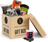 X2 - Giftbox Karper voor de gevorderde visser - size L - Geschenkset - Cadeau idee - Visset - Aas - Lood - Haakjes - Onderlijnen - Rigmaterialen