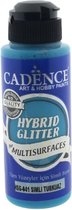 Cadence Hybrid Acrylverf Glitter 120 ml Turquoise