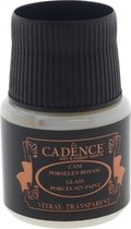 Cadence Peinture Glas et Porcelaine Vernis Vitrail 45 ml Transparent