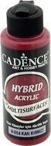 Acrylverf - Multisurface Paint - Blood Red - Cadence Hybrid Acrylic - 120 ml