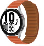 By Qubix 22mm - Siliconen Loop bandje - Oranje - Huawei Watch GT 2 - GT 3 - GT 4 (46mm) - Huawei Watch GT 2 Pro - GT 3 Pro (46mm)