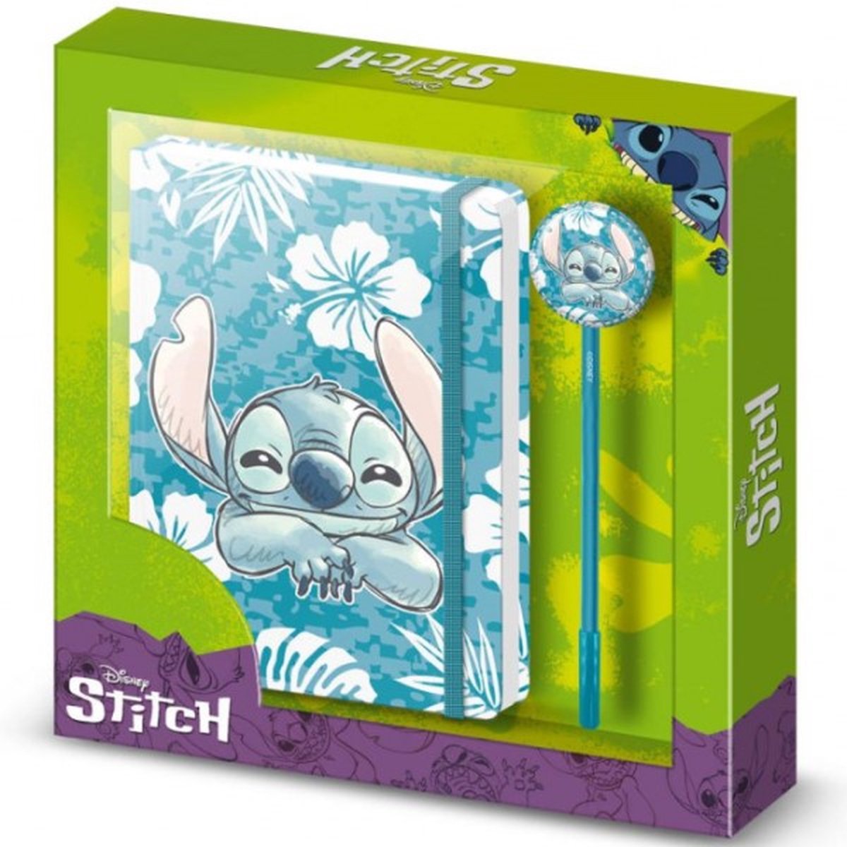Disney Stitch Gift Set - Notebook A5 + Pen