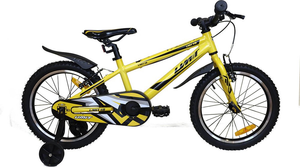 Umit 180 18´´ Fiets Geel Jongen