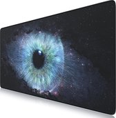 XXL Gaming Mouse Mat, 900 x 400 mm, XXL Mouse Mat, Large Size Table Mat, Improves Precision and Speed, Also for Roccat Razer Logitech Mouse and Keyboard Galaxy Eye