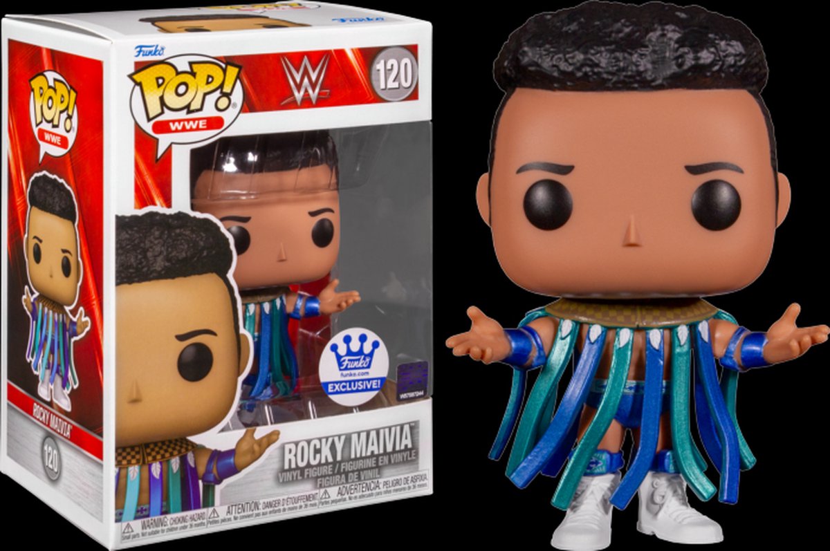 Funko Pop! WWE Rocky Maivia Metallic Shop Exclusive