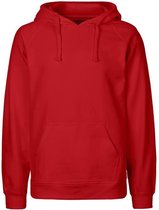 Neutral Fairtrade - Unisex Hoodie - Rood - 100% Biologisch Katoen - XXL