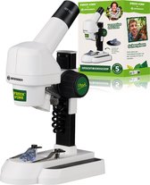 Freek Vonk x BRESSER - Microscope de surveillance pour Enfants - Grossissement 20x - Visualisez des pièces de monnaie, des insectes ou des pierres, entre autres