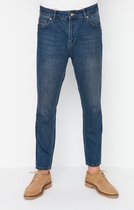 Trendyol TMNAW22JE0520 Volwassenen Mannen Jeans Single pack - Indigo - 34