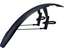 BBB Cycling DiscGuard Front - Voorspatbord Gravelbike & Racefiets - Spatbord 28 inch - Max breedte van band: 42mm - Zwart - BFD-65F