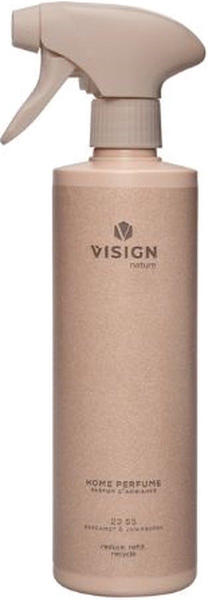 Visign Nature Huisparfum - Roomspray - Huis parfum - Fris & Warme noten geur - Het is Vijf voor Twaalf - 500 ml