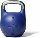 Bol.com TRYM Competitie Kettlebell 12 kg - Blauw - Staal aanbieding