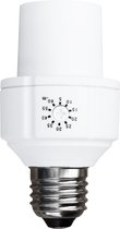 Ecosavers Lampbasetimer Lampvoet E27 | bespaar energie | schakelt licht automatisch uit na gekozen tijd | E27 lampvoet met timer | GS-keurmerk