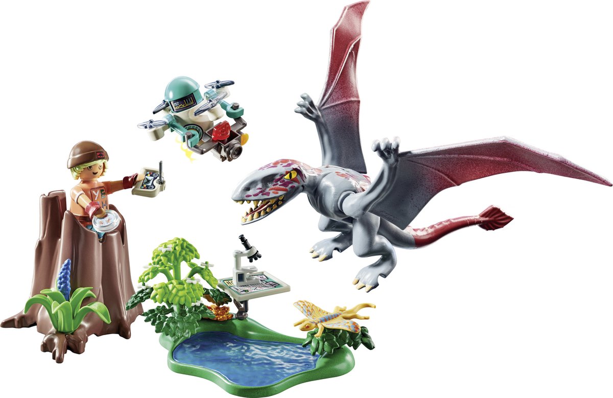 PLAYMOBIL Dinos Observatiepost voor Dimorphodon - 71525 — afbeelding 4