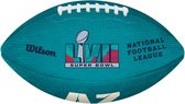 Wilson American Football Rubber, NFL Super Bowl, Blauw