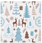 Kerst servetten - Hello Winter - 20 stuks