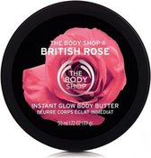 The Body Shop Beurre corporel Glow instantané à la rose britannique 50 ml
