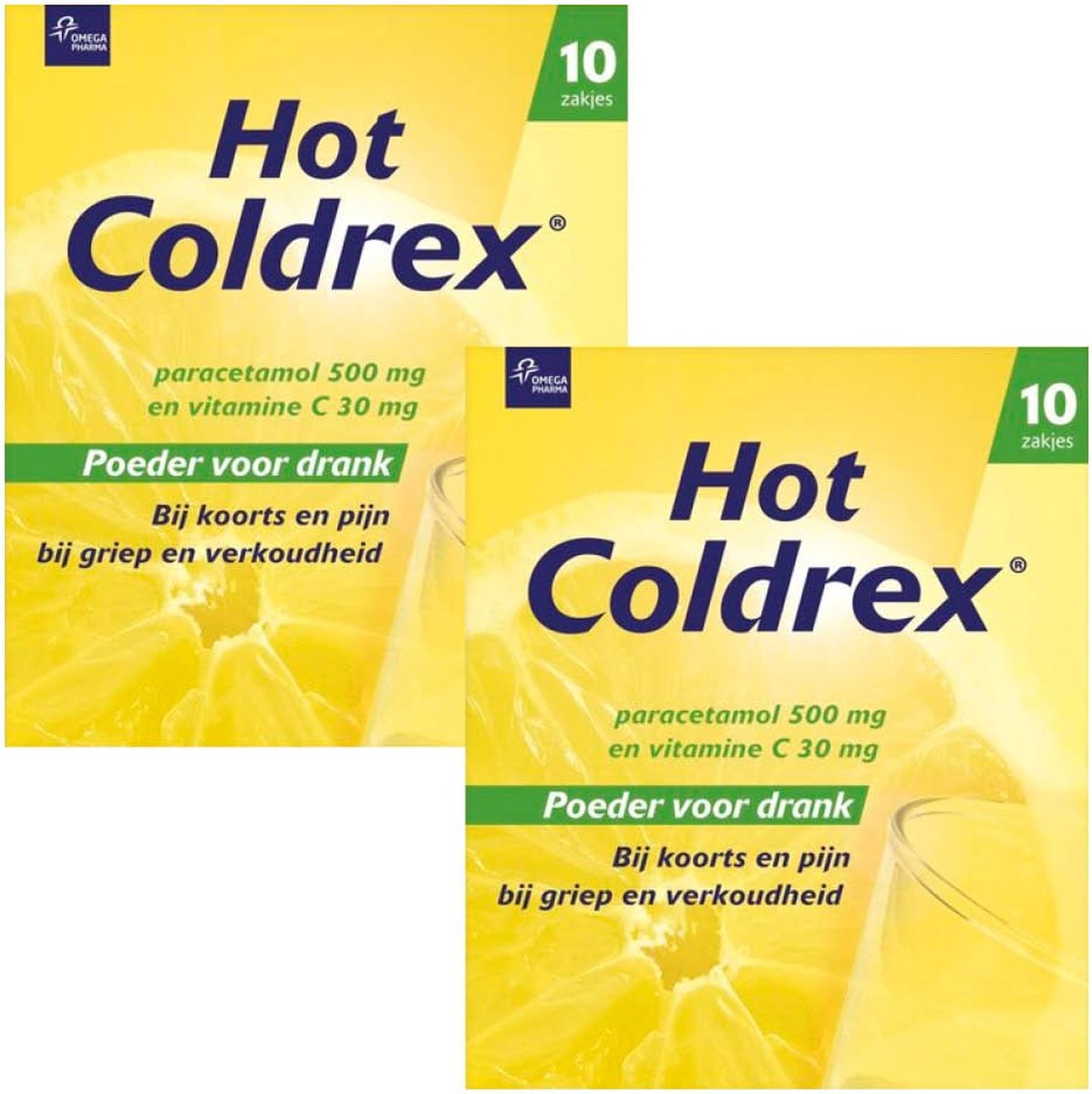 Goedkoopste Coldrex Hot Drink - 2 x 10 sachets