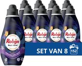 Bol.com Robijn Klein & Krachtig Classics Vloeibaar Wasmiddel - Black Velvet - met Care Serum - 8 x 19 wasbeurten aanbieding