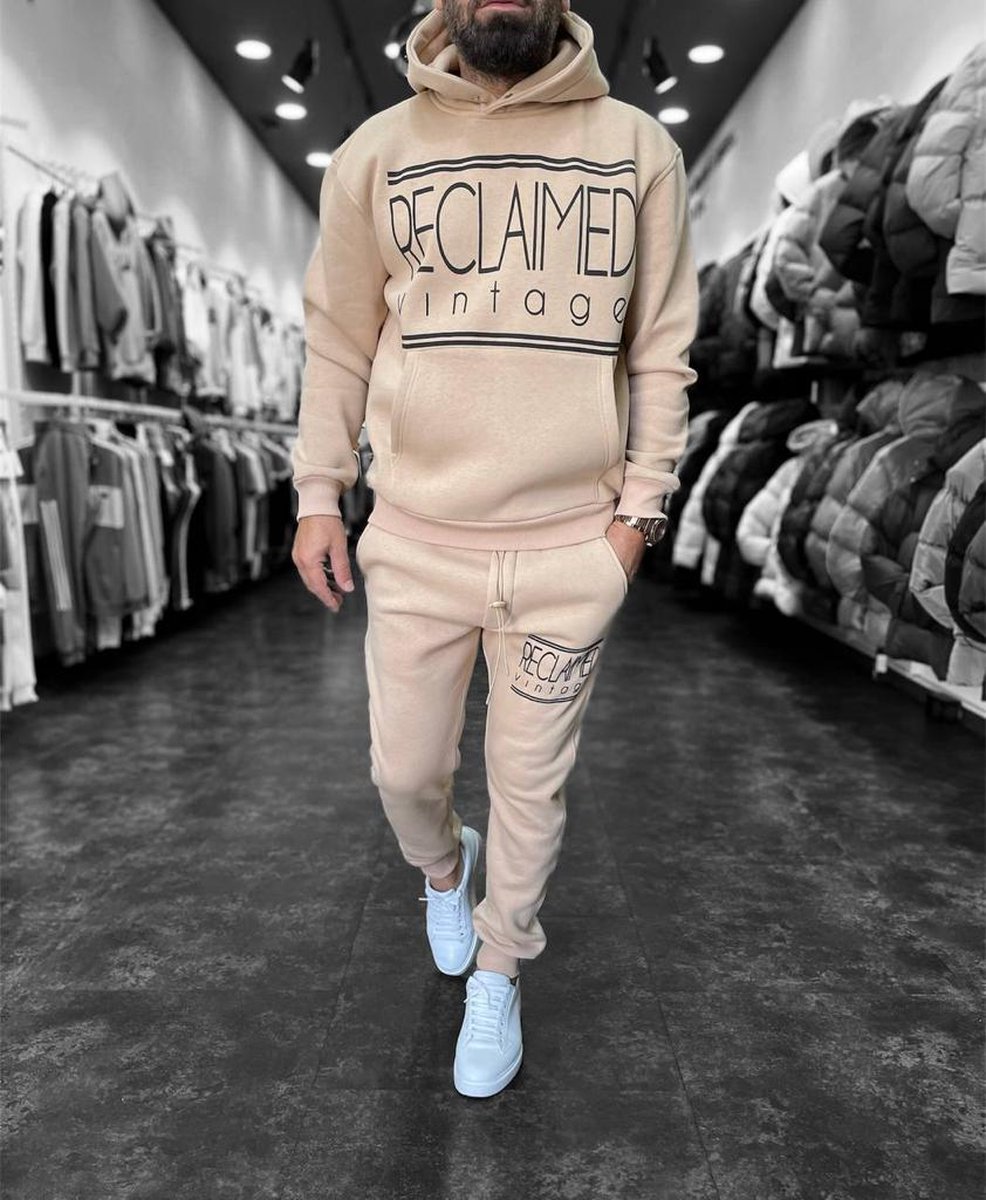 Trainingspak voor heren, sweatshirt, joggingbroek, solide Trainingspak voor heren, sweatshirt, joggingbroek, solide