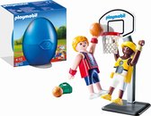 Playmobil Joueurs de Basket-ball avec panier