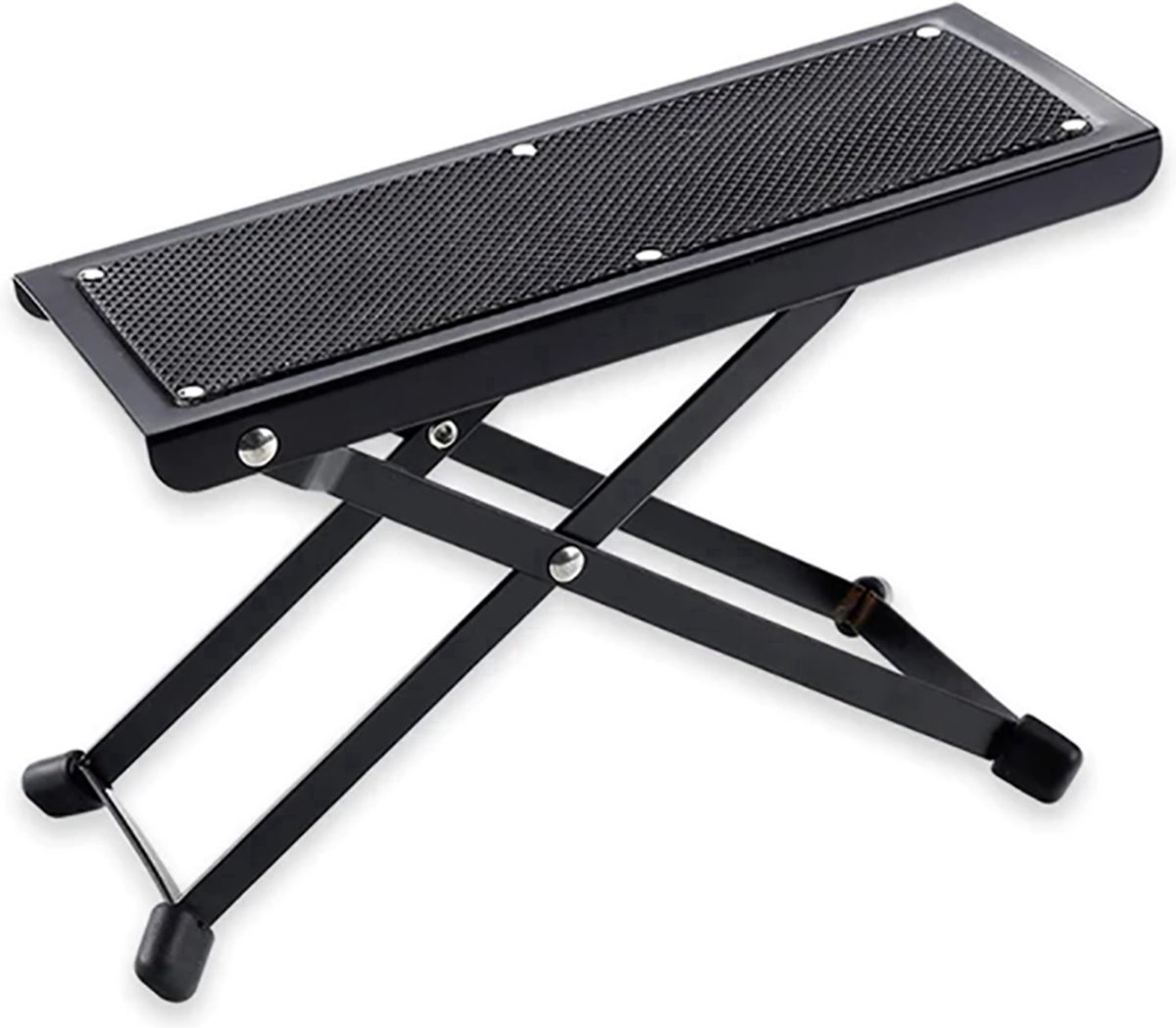 Velox Gitaar Voetsteun - Zwart - Pedaal - Voor Muziekinstrumenten - Piano Voetsteun - Metaal - Met Anti Slip - Voor Gitaarspelen