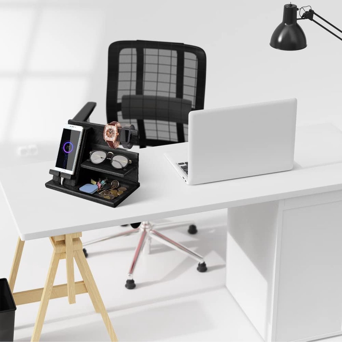 Geschenken voor Mannen Kerst Houten Telefoon Docking