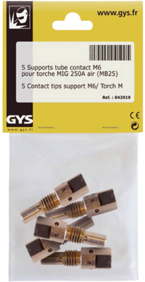 GYS Gasdüsen Für MIG-Brenner - 250 A - 15 Mm  1 Stück Od. 3er Set 041882 041882 1 Gys