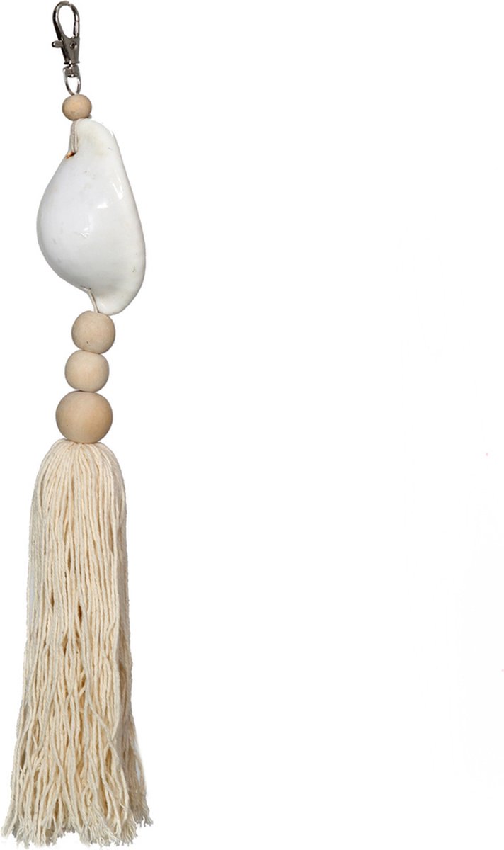 De Togian Sleutelhanger - Naturel Wit