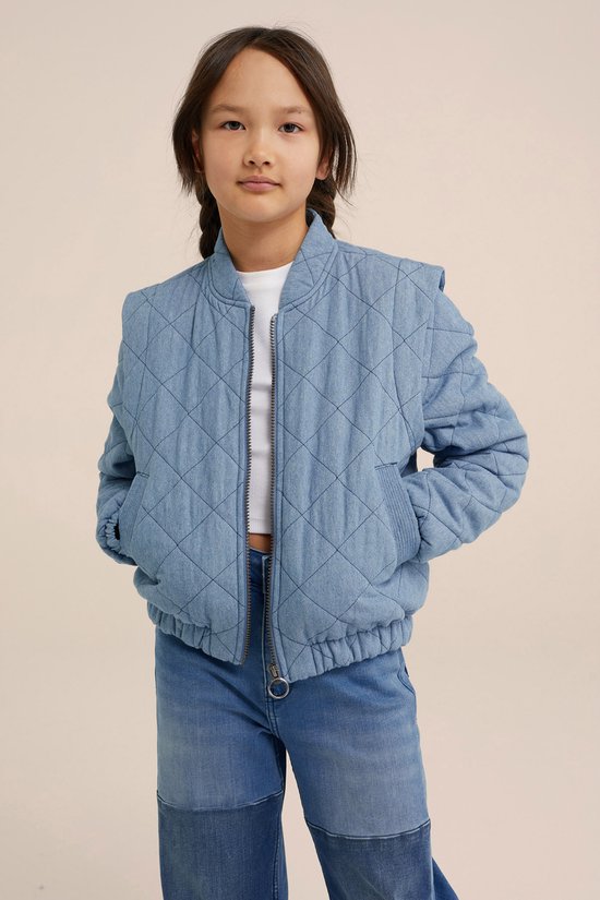 WE Fashion Filles - Bomber en jean