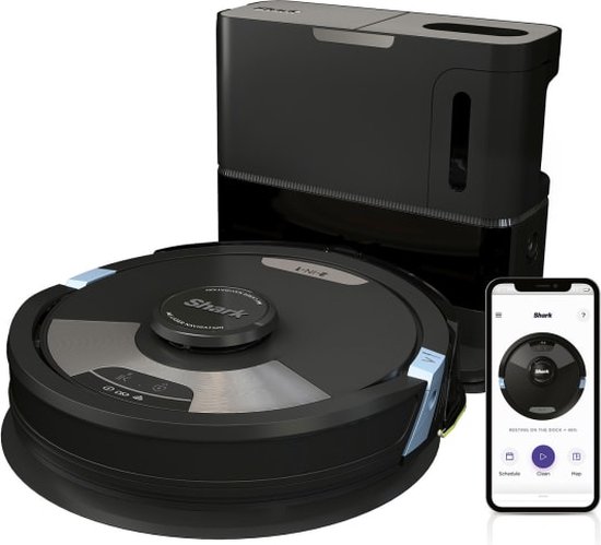 Shark STYLE iQ RV2600WSEU robotstofzuiger 1,2 l Zakloos Zwart