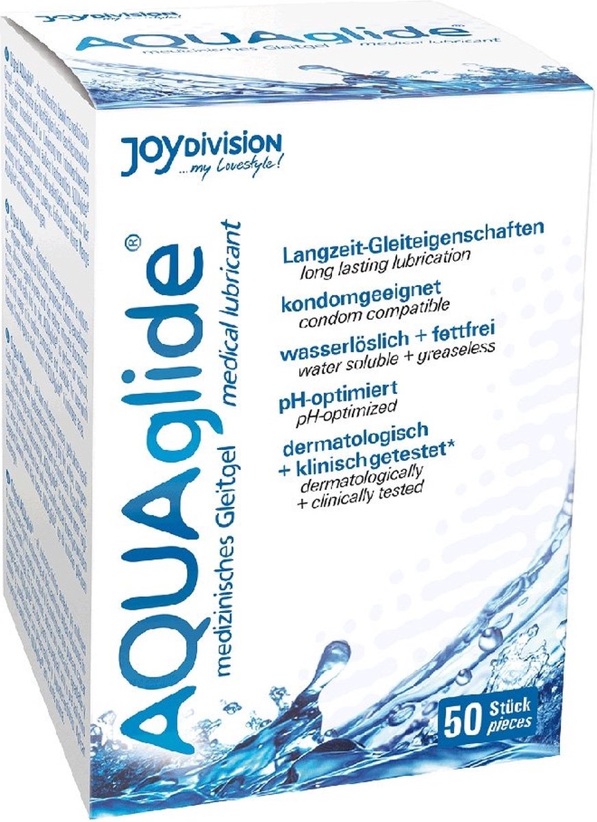 Goedkoopste Aquaglide - 50 x 3 ml - Glijmiddel