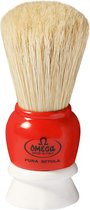 Omega Shaving Brush Rood-Wit