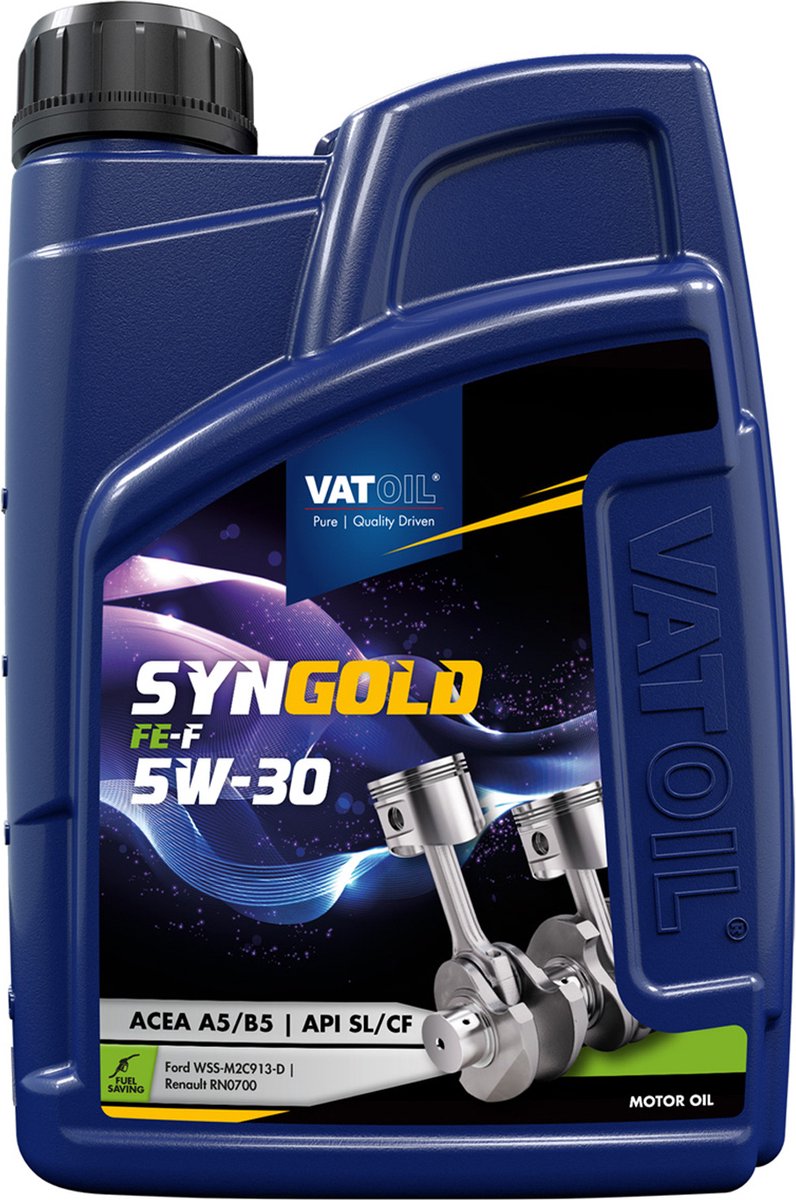 VatOil Motorolie SynGold FE-F 5W-30 1 Liter