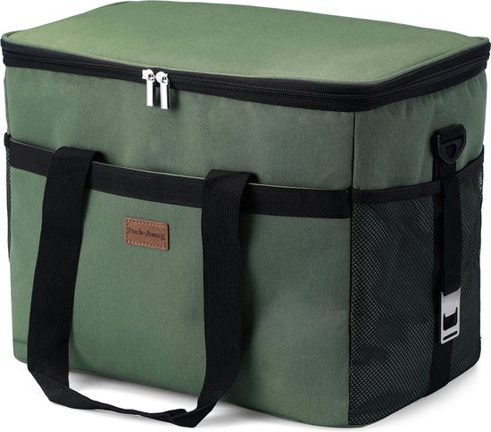 Sac isotherme Packaway à 4 couches - Sac à lunch 30 litres - Vert