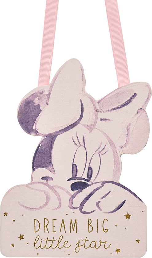 Disney Minnie Dream Big Little Star Hanger - Roze