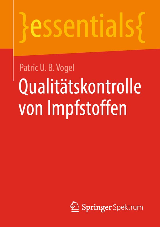 Qualitaetskontrolle von Impfstoffen - cover